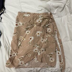 Floral Wrap Skirt from Tobi!